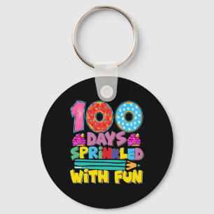 100 Days Of School Sprinkled With Fun Cute Cupcake Key Ring
