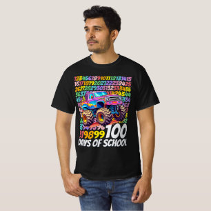100 days of school student boys teachers gift T-Shirt