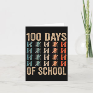 100 Days Of School Sweet Cute Sayings Team  Card