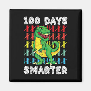100 Days Of School T-rex 100th Day Of School Magnet