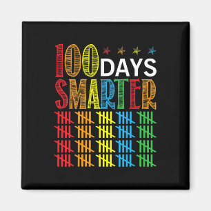 100 Days Of School Tally Marks 100 Days Smarter Te Magnet