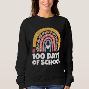 100 Days Of School Teach Motivate Inspire Girls Bo Sweatshirt