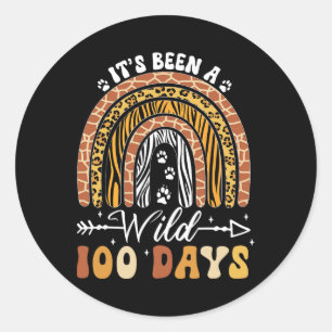 100 Days Of School Teacher 100th Day Of School Kid Classic Round Sticker