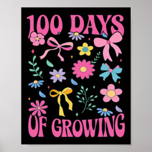 100 Days Of School Teacher 100th Day Of School Kid Poster