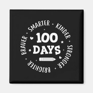 100 Days Of School Teacher 100th Day Of School Sma Magnet