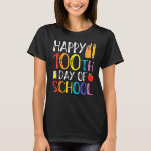100 Days Of School Teacher And Student 100 Days Sm T-Shirt