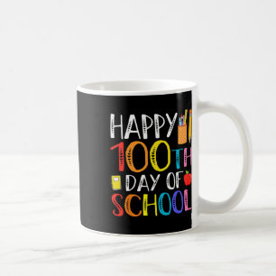 100 Days Of School Teacher And Student Coffee Mug