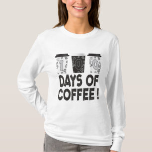 100 days of school Teacher coffee 100 days of coff T-Shirt