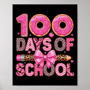 100 Days Of School Teacher Kids 100 Days Smarter 1 Poster