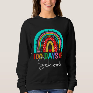 100 Days Of School Teacher Kids 100th Day Of Schoo Sweatshirt
