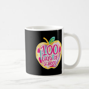 100 Days Of School Teacher Kids Retro Coffee Mug