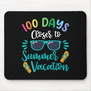 100 Days Of School Teacher Shirt Mouse Pad