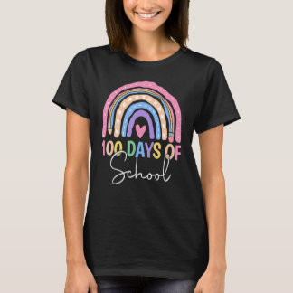 100 Days Of School Teacher Student Kids 100th Day  T-Shirt