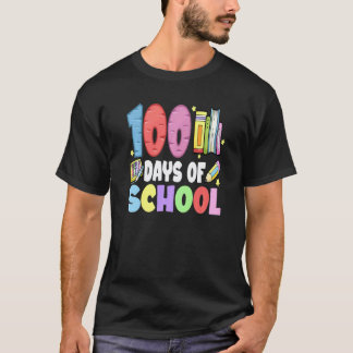 100 Days of School Teacher Student or Child 100th  T-Shirt