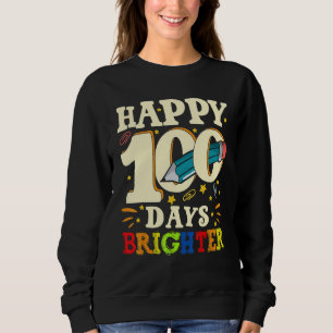 100 Days of School Teachers Kids Child Boys 100 Da Sweatshirt