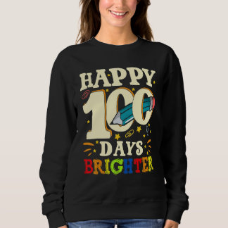 100 Days of School Teachers Kids Child Boys 100 Da Sweatshirt