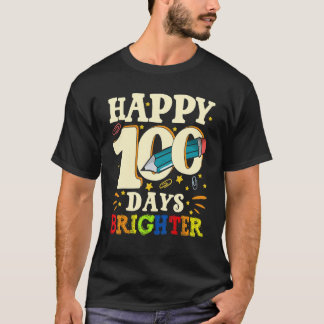 100 Days of School Teachers Kids Child Boys 100 Da T-Shirt