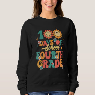 100 Days Of School Teachers Women Girls Happy 100t Sweatshirt