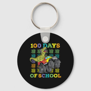 100 Days Of School Trex 100 Days Smarter 100th Day Key Ring