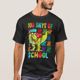 100 Days Of School Trex 100 Days Smarter 100th Day T-Shirt