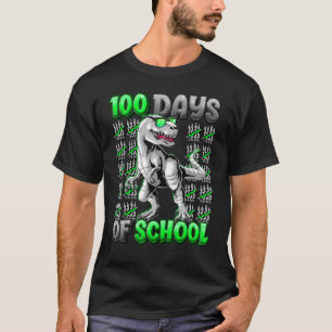100 Days Of School Trex 100 Days Smarter 100th Day T-Shirt