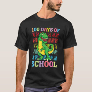 100 Days Of School Trex 100 Days Smarter 100th Day T-Shirt