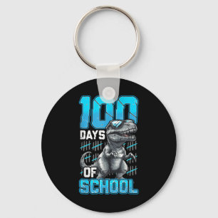 100 Days Of School Trex 100th Day Of School Dino Key Ring