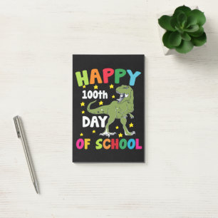 100 Days Of School Trex 100th Day of School Post-it Notes