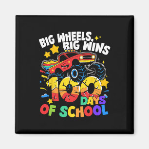100 Days Of School Truck 100th Day Of School Boys Magnet