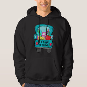 100 Days Of School Truck Pencil Apple Teacher Stud Hoodie