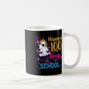 100 Days Of School Unicorn Girls  Coffee Mug