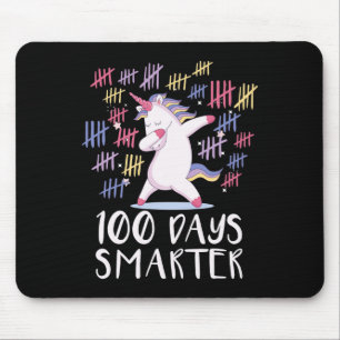 100 Days Of School Unicorn Mouse Pad
