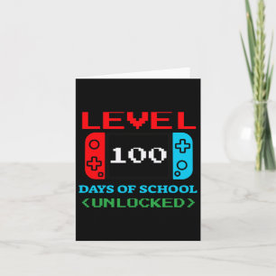 100 Days Of School Unlocked 3 Card