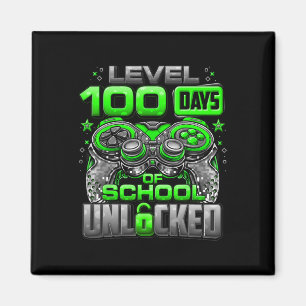 100 Days Of School Unlocked Boys 100th Day Of Scho Magnet
