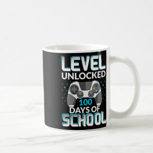 100 Days Of School Unlocked Gamer Nerdy Team Coffee Mug