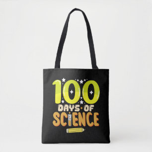 100 Days of Science 100th Day of School Teacher Tote Bag