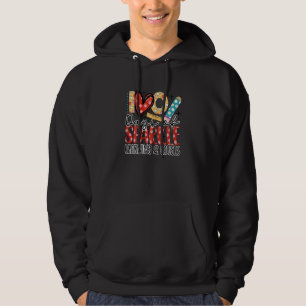 100 Days Of Sparkle Learning And Laughs Teacher Li Hoodie
