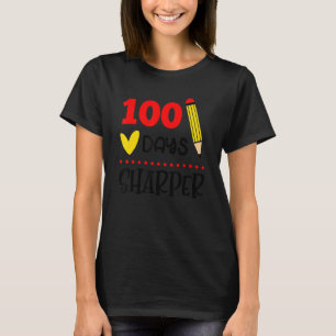100 Days Sharper 100th Day of School Teachers Stud T-Shirt