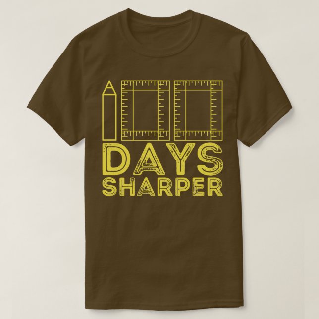 100 Days Sharper 2 T-Shirt (Design Front)