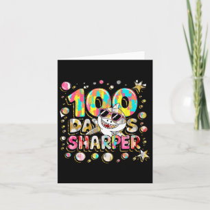 100 Days Sharper Shark Brighter Smarter 100 Days O Card