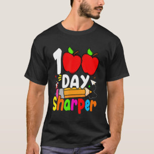 100 Days Sharper Teacher Life Happy 100th Day Of S T-Shirt