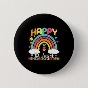 100 Days Smarter 100th Day Of Kindergarten Teacher 6 Cm Round Badge
