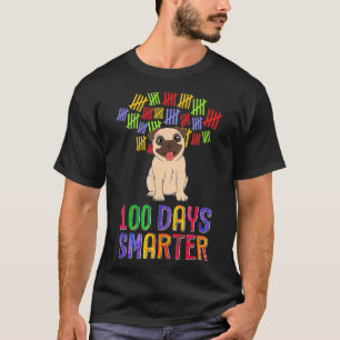 100 Days Smarter 100th Day of School Outfit Dog Lo T-Shirt