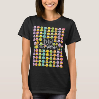 100 Days Smarter- 100th Day Of School Owl Kids  T-Shirt