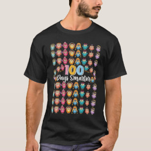 100 Days Smarter 100th Day Of School Owl Kids & T T-Shirt