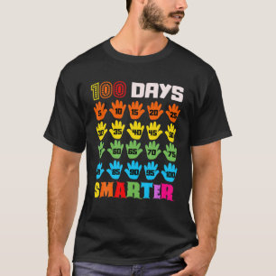 100 Days Smarter 100Th Day Of School Teachers Kids T-Shirt