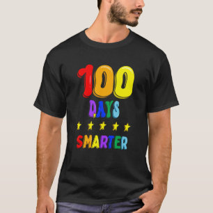 100 Days Smarter 100th Day of School Teachers Kids T-Shirt