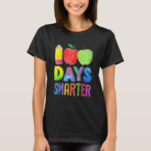 100 Days Smarter 100th Day of School Women Teacher T-Shirt