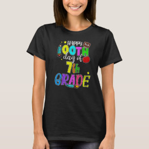 100 Days Smarter 7th Grade 100th Day Of School 7th T-Shirt