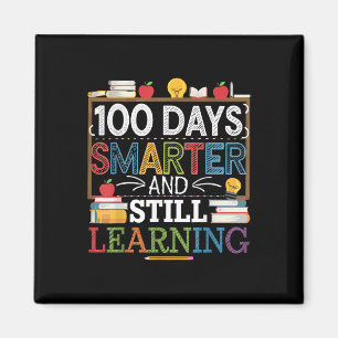 100 Days Smarter And Learning Colours For Apparel  Magnet